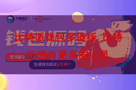 比特派钱包多链版 比特币领有更多的上风