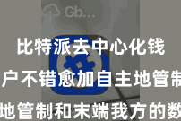 比特派去中心化钱包  用户不错愈加自主地管制和末端我方的数字财富