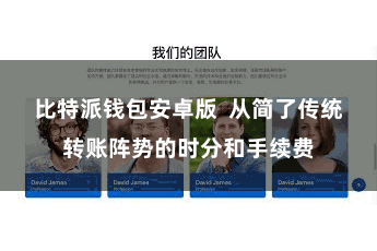 比特派钱包安卓版  从简了传统转账阵势的时分和手续费