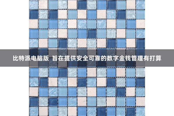 比特派电脑版  旨在提供安全可靠的数字金钱管理有打算